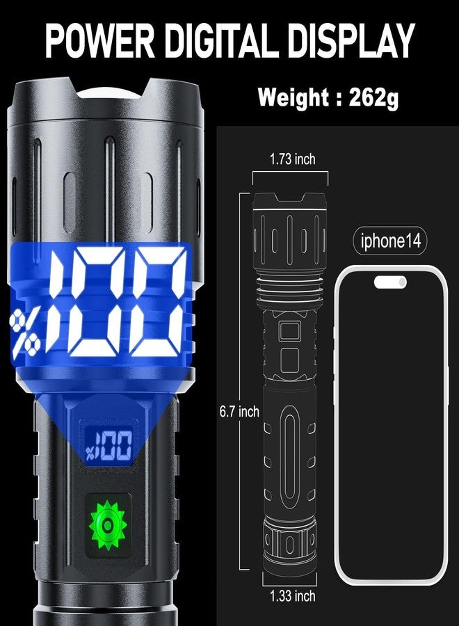 Calyrex Flashlights High Lumens Rechargeable - 900,000 Lumen High Power Flashlight, 5 Modes with Long Runtime, IPX6 Waterproof, High Powered Flash Light for Camping, Outdoors - Image 5